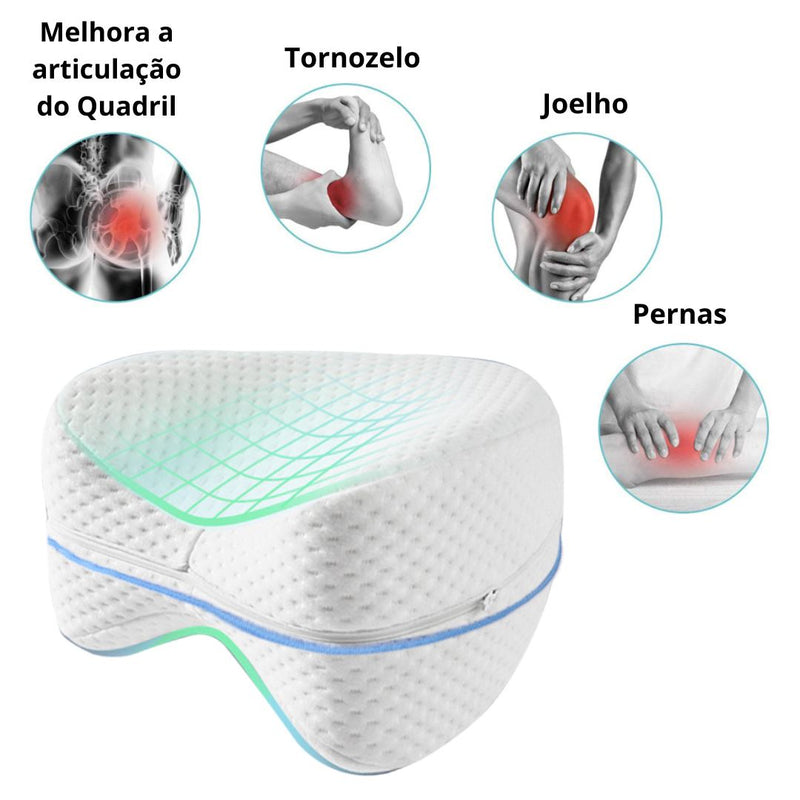 Almofa de Pernas Para Dormir - Alívio Imediato Das Dores Nas Costas Almofada para as pernas LF Comercio e Importações 