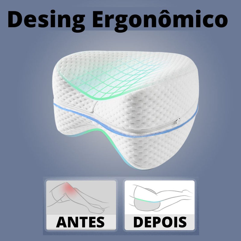Almofa de Pernas Para Dormir - Alívio Imediato Das Dores Nas Costas Almofada para as pernas LF Comercio e Importações 