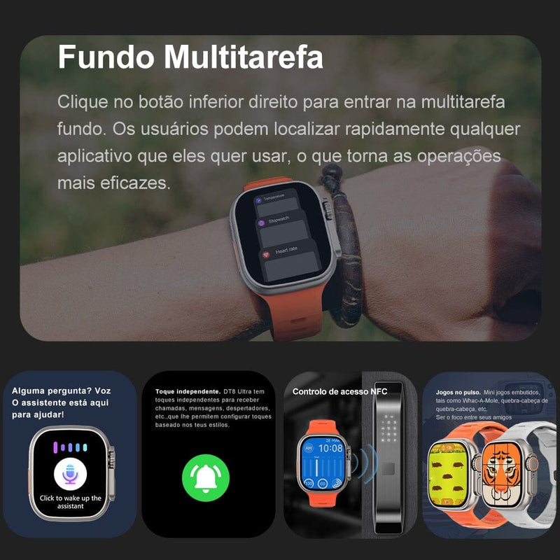 Smart Watch DT Ultra 49mm Series 8 LF Comercio e Importações 