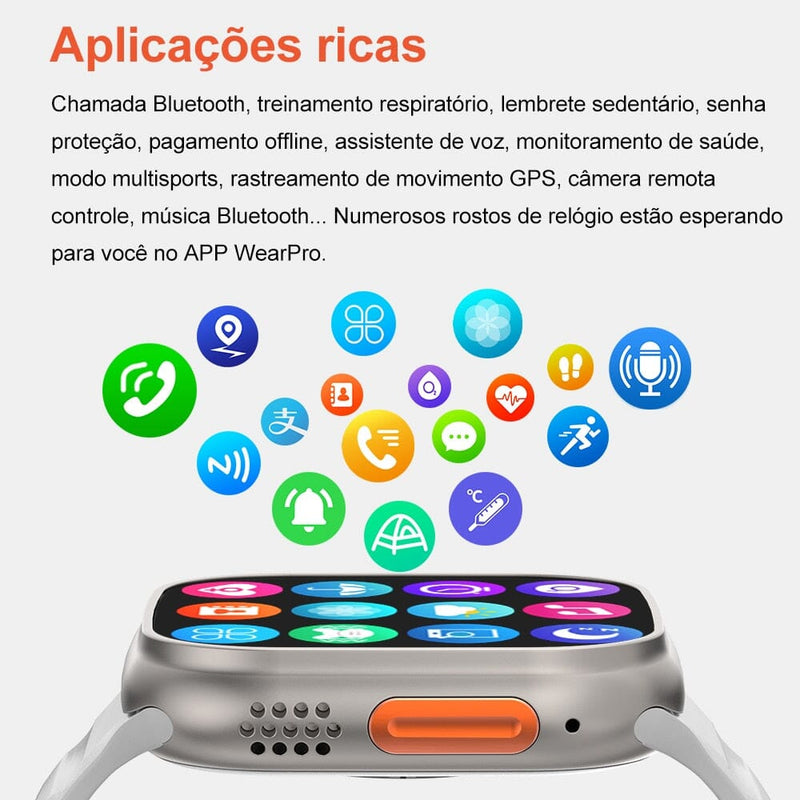 Smart Watch DT Ultra 49mm Series 8 LF Comercio e Importações 